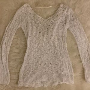 White light sweater
